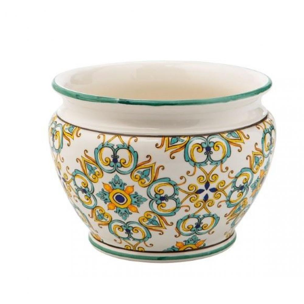 keramicka malovana farebna nadoba kvetinac porcelan mediteran klasicky velky obyvacka spalna kvetinac interierove doplnky lameridiana.jpg
